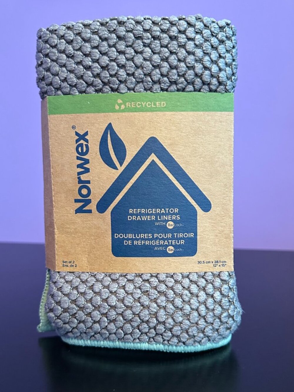Norwex refrigerator drawer liners